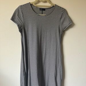 Striped Gap swing dress with pockets